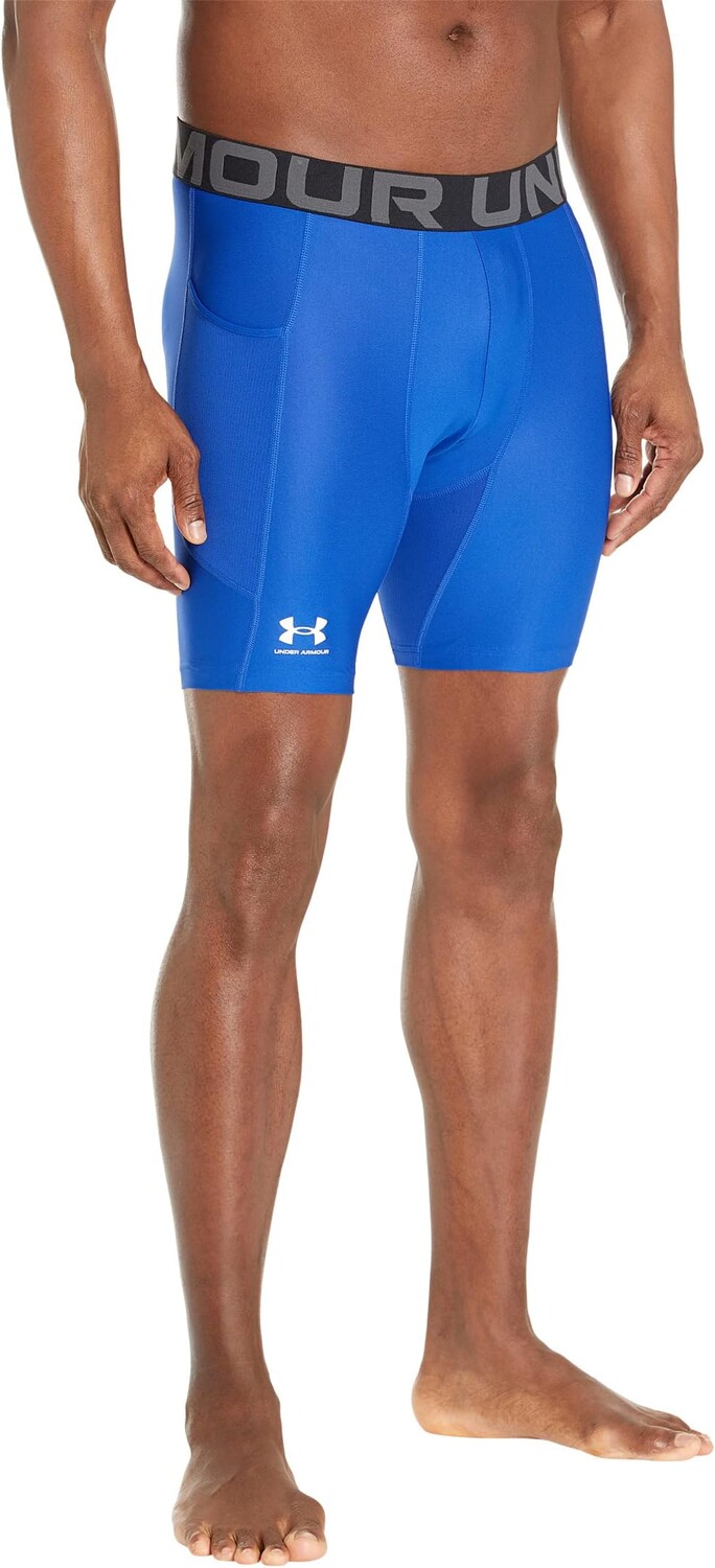 

Шорты с бронёй Heatgear Under Armour, цвет Royal/White