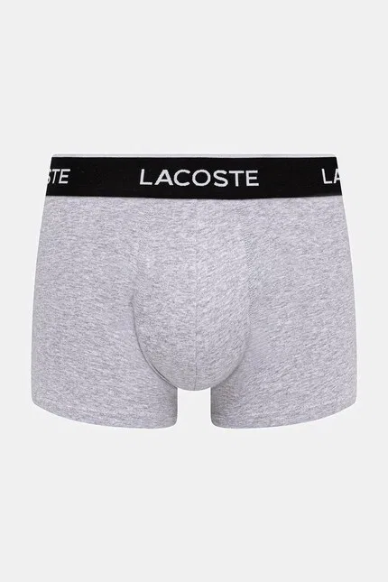 Боксеры мужские хлопковые 3 шт Lacoste, мультиколор — фото 2