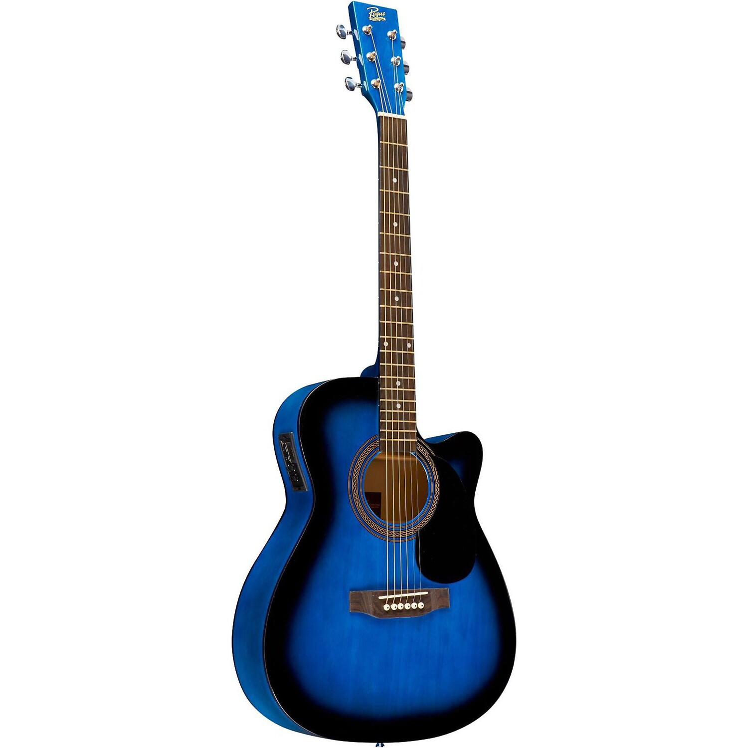 

Акустически-электрическая гитара Rogue RA-090 Concert Cutaway Blue Burst