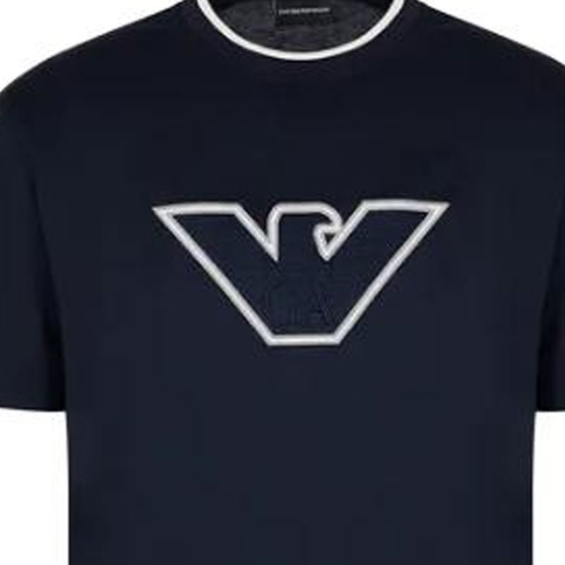 

Футболка мужская синяя EMPORIO ARMANI
