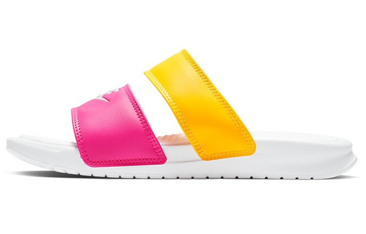 Шлепанцы и сланцы Nike Benassi Metallic Summit White Women's
