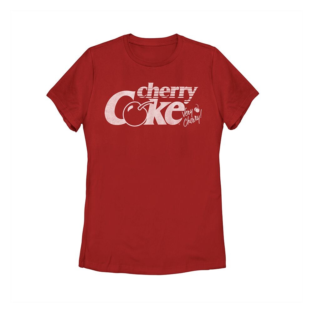 

Детская футболка с рисунком Coca-Cola Cherry Coke Very Cherry Licensed Character, красный