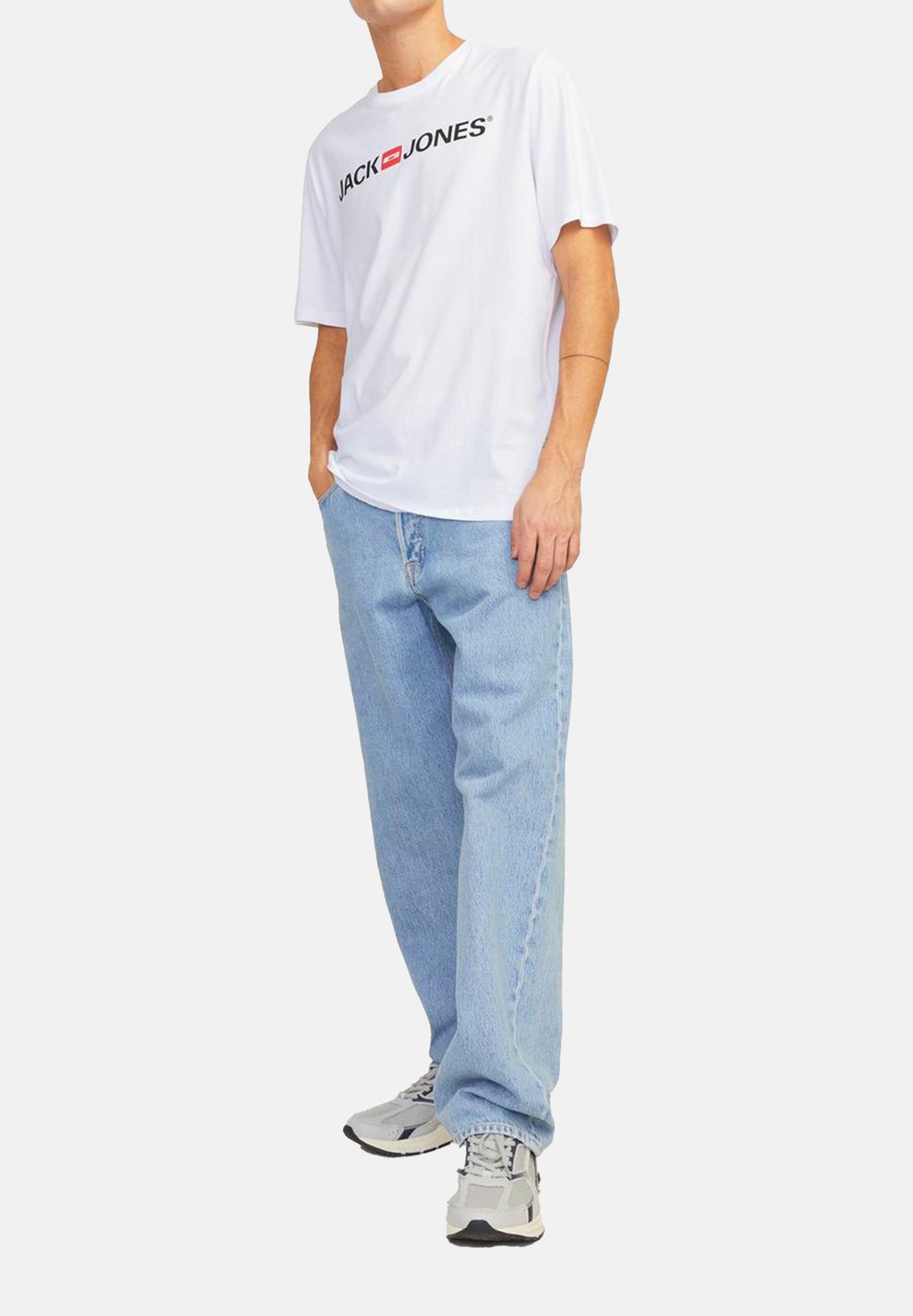 

Футболка с принтом 3 PACK Jack & Jones, темно-синий