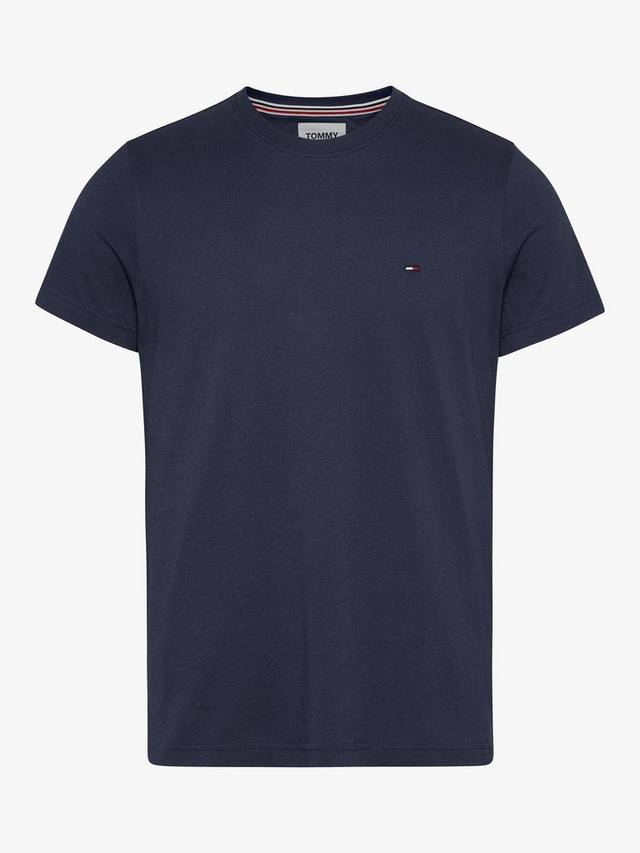 Футболка с круглым вырезом из органического хлопка Tommy Hilfiger, цвет Black Iris — фото 3