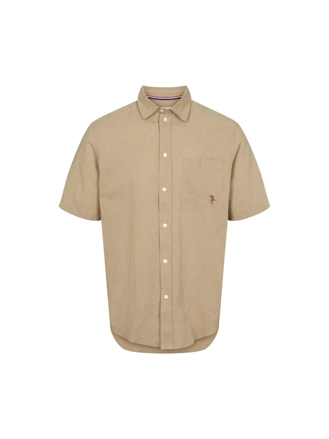 Удобная рубашка на пуговицах ' Flori Linen ' U.S. Polo Assn., Beige