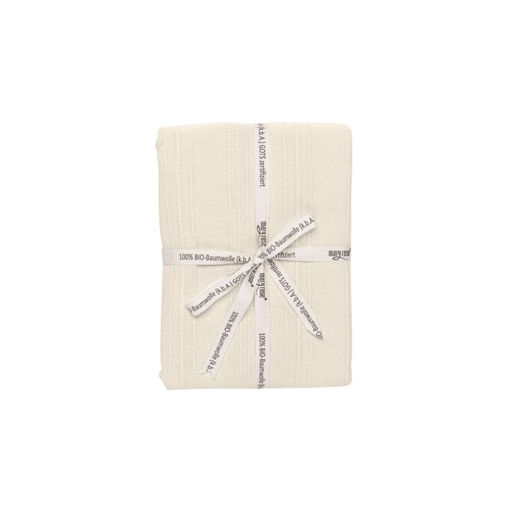 

Органическое покрывало Solid One Cream 140х210 см Mary Rose