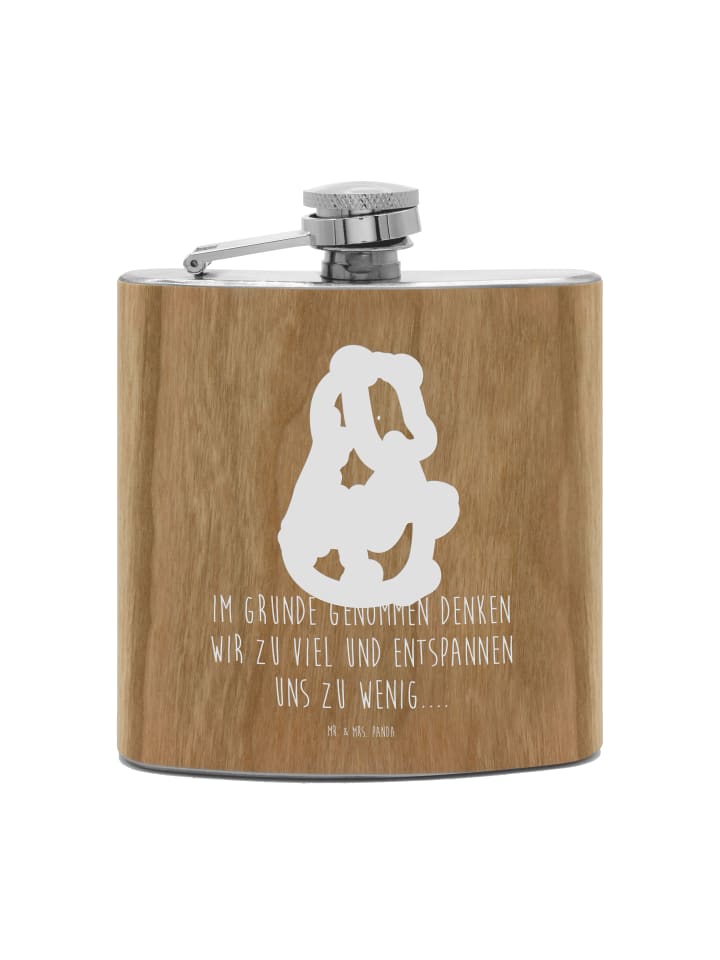 

Mr. & Mrs. Panda Фляжка с изображением медведя-доктора и надписью коричневого цвета