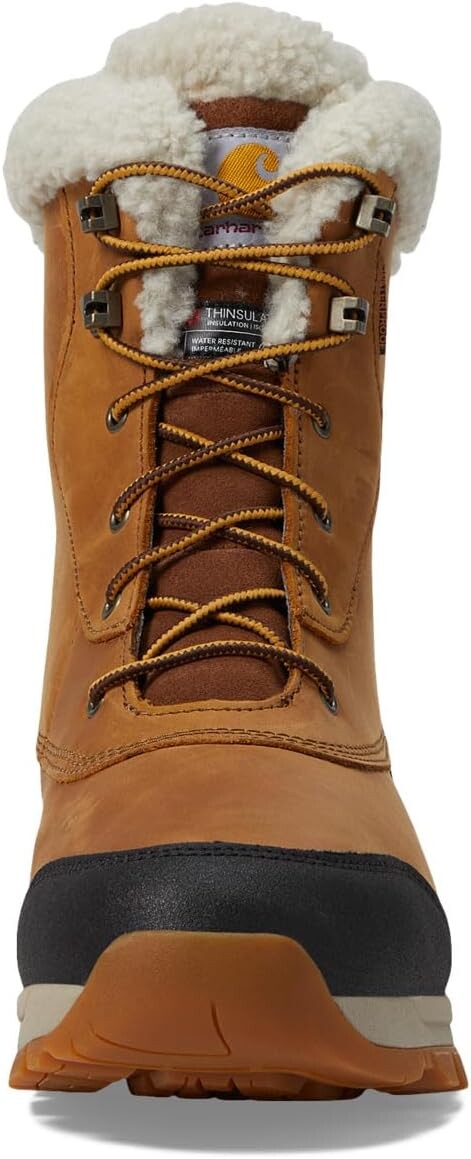 Зимние ботинки Pellston WP Ins. 8" Winter Boot Carhartt, цвет Light Brown Oil Nubuck — фото 2