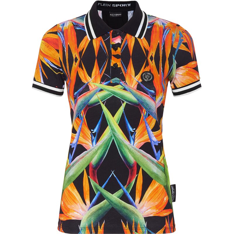 

Поло с рубашкой-поло Plein Sport, черный