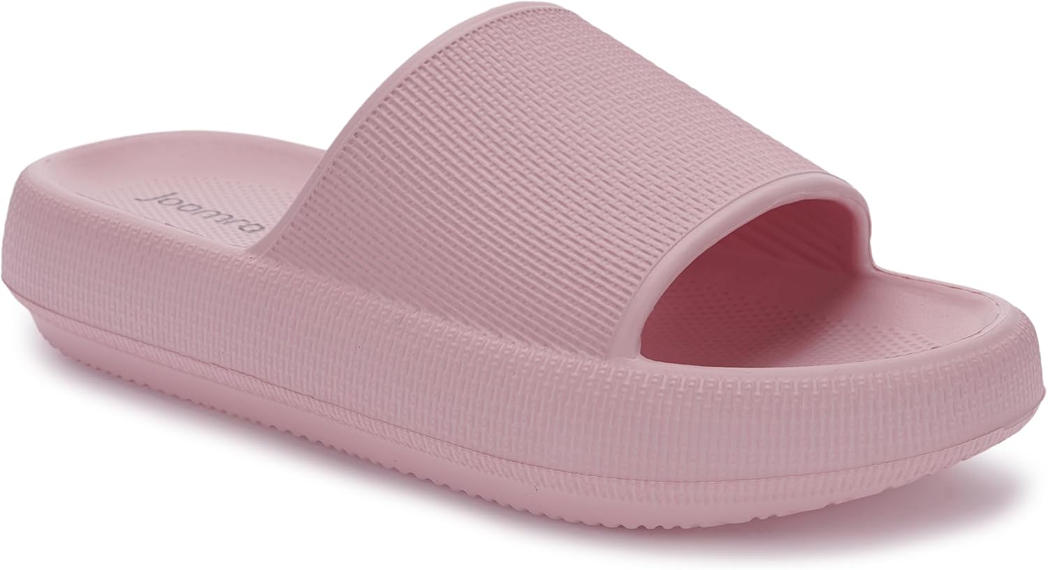 

Тапочки-подушки Joomra для женщин и мужчин, противоскользящие, быстросохнущие для душа, шлепанцы для ванной, Суперподушка, Толстая подошва, розовый