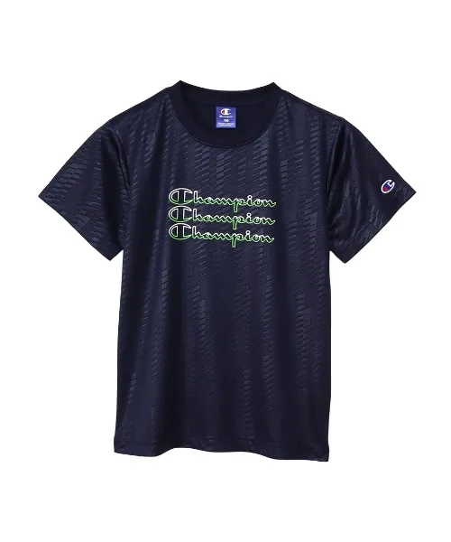 Детская футболка Champion SHORT SLEEVE T-SHIRT с быстрой сушкой синяя