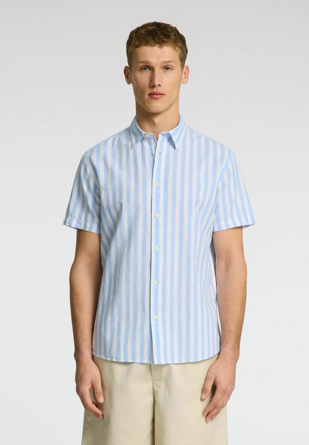 

Повседневная рубашка SLHREG SUN SHIRT Selected Homme, бежевый