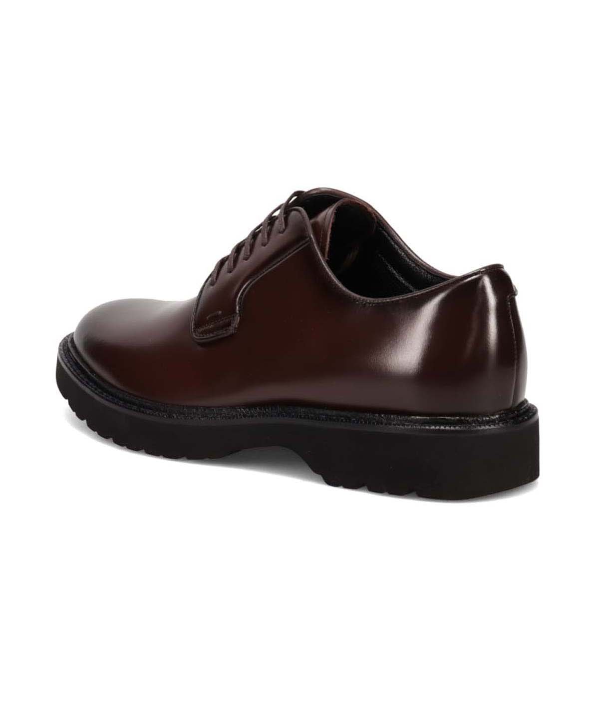 Туфли-лодочки Modello Coveross с перфорацией и гладким носком. Modello, Dark Brown — фото 3