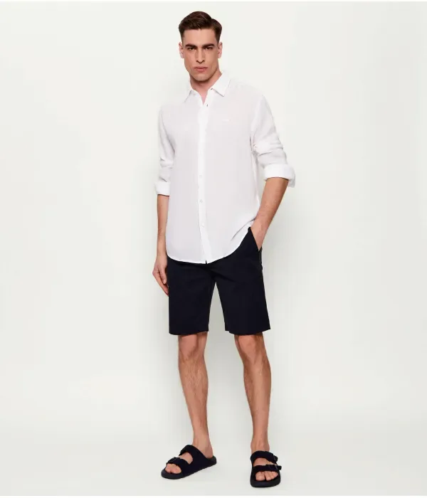 Шорты DS-1-S tapered fit Boss Orange, темно-синий — фото 2