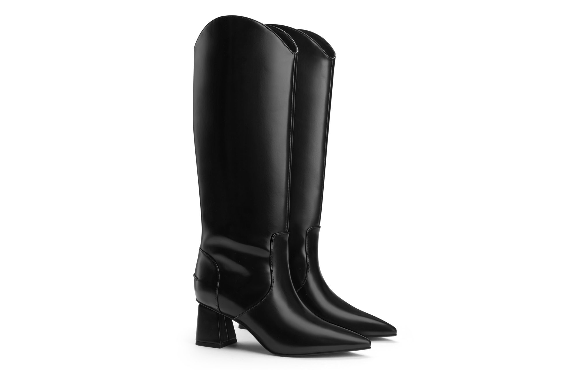 Ботильоны женские CHARLES&KEITH, красные, высота каблука 5.8 см — фото 3