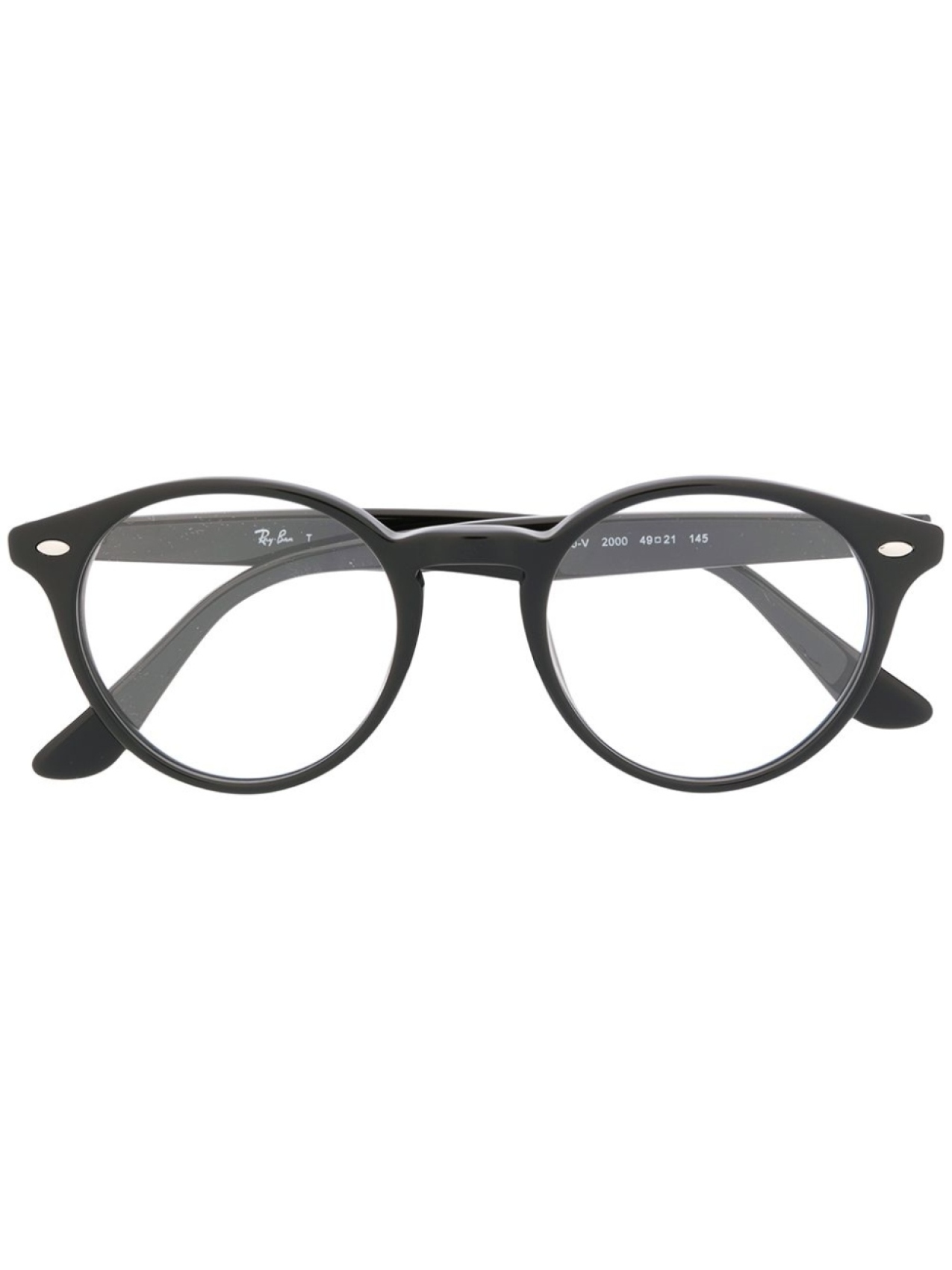 

Ray-Ban очки RB2180V в круглой оправе, черный