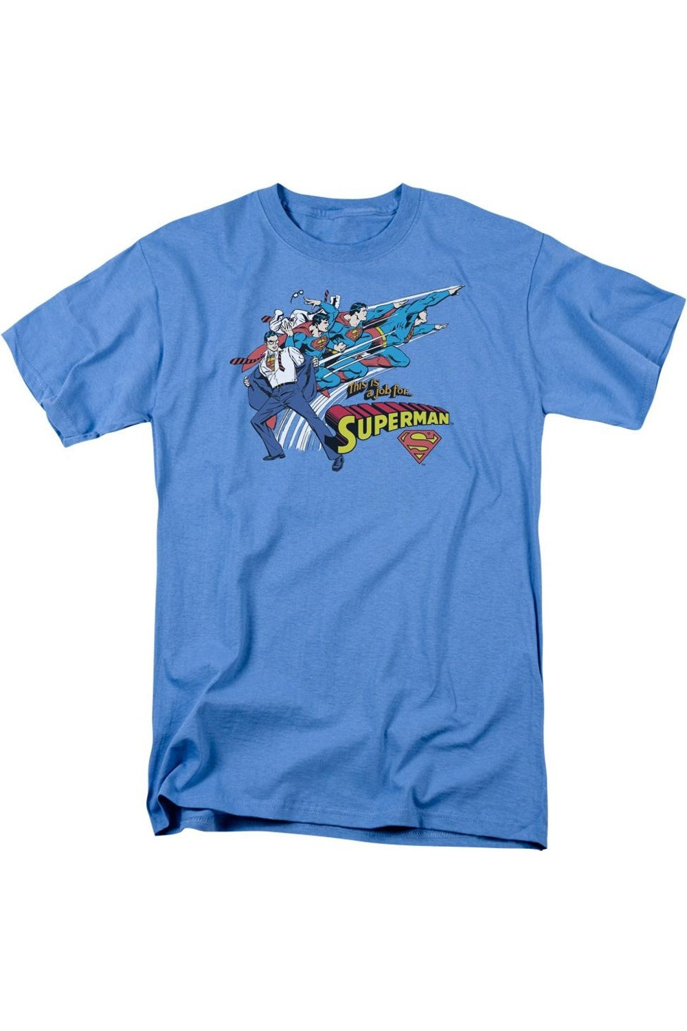 

DC Comics Quick Change футболка с коротким рукавом для взрослых Gildan, цвет carolina blue