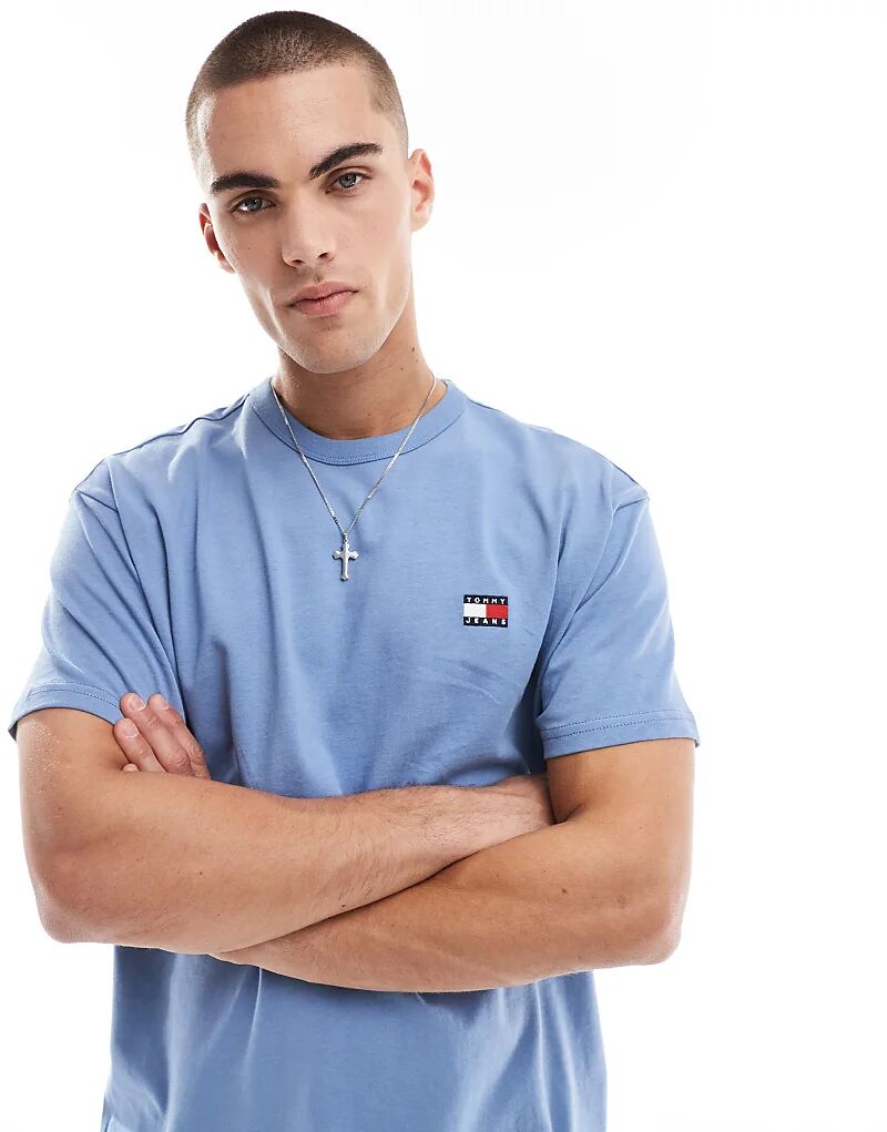 

Футболка с надписью «свободный стиль» синего цвета Tommy Jeans