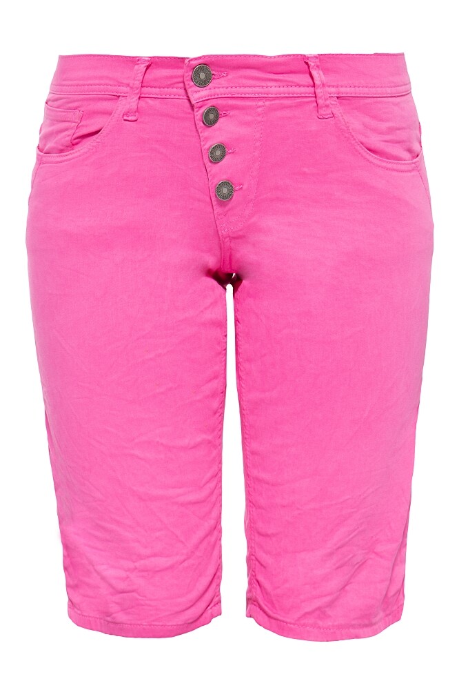 

Шорты Way of Glory Way of Glory WAY OF GLORY Damen Jeans Bermuda mit asymmetrischer Knopfleiste, розовый