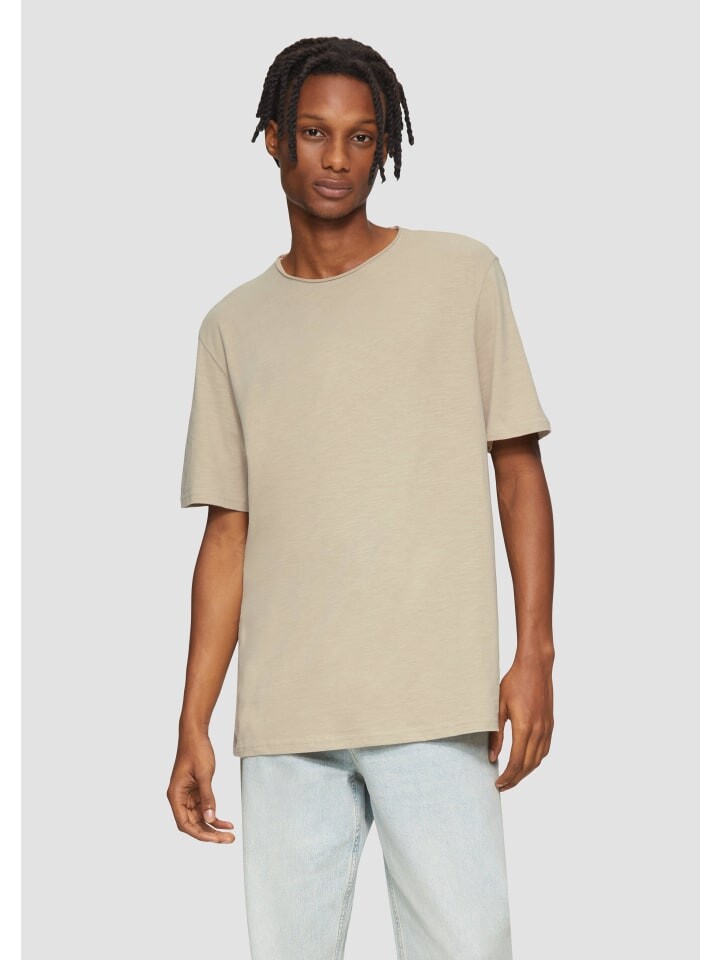 

Футболка QS T-Shirt kurzarm, бежевый