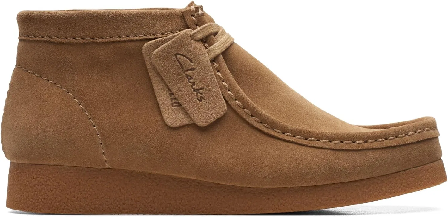 Мужские ботинки Clarks Wallabee Evo, ботинки Oxford, 2-Dark Grey Suede — фото 4