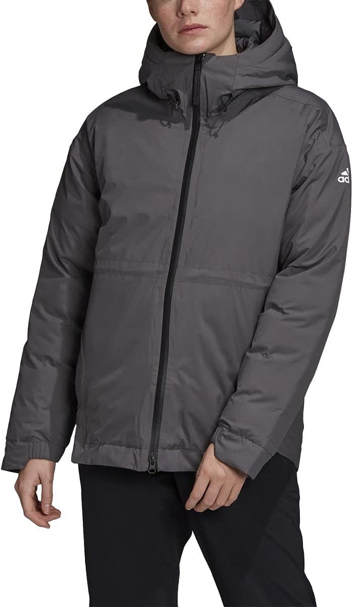 

Женская городская куртка Adidas для дождливой погоды, серый