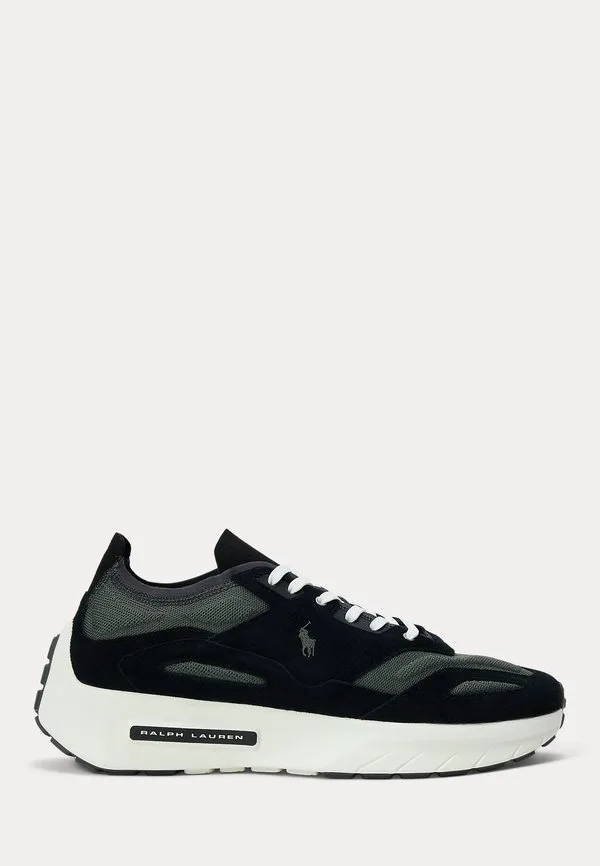 Кроссовки boerum с замшевыми вставками Polo Ralph Lauren, Black/Charcoal Grey