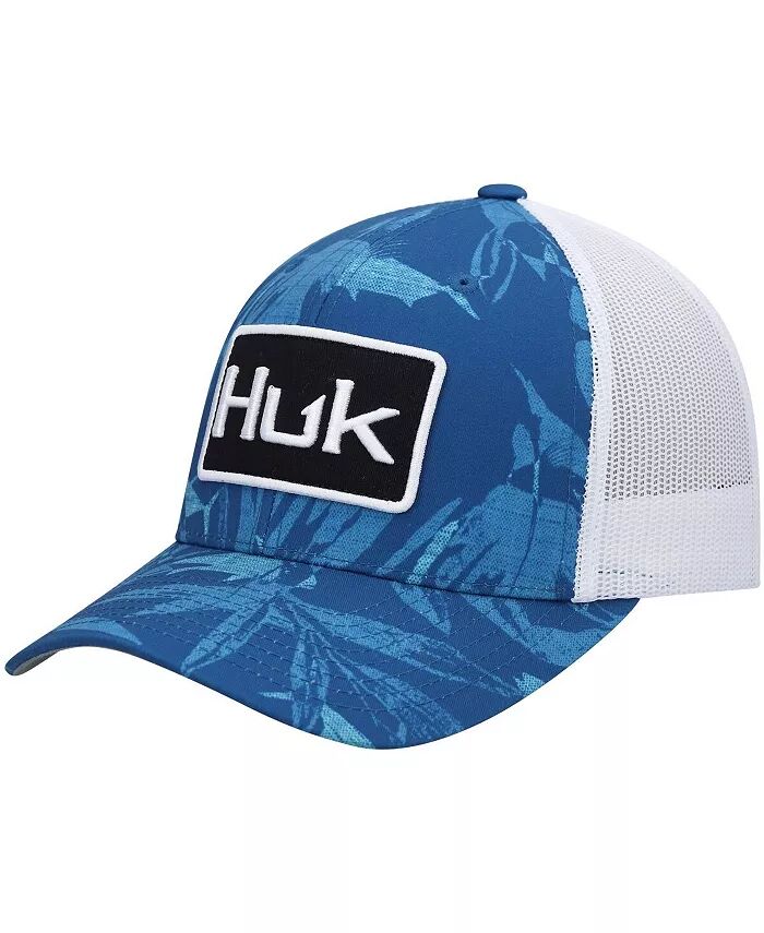 

Мужская синяя бейсболка Ocean Palm Trucker Snapback Huk