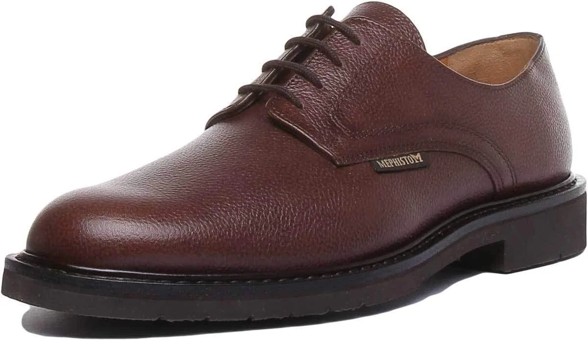 Мужские оксфорды Mephisto Marlon на шнуровке, Dark Brown
