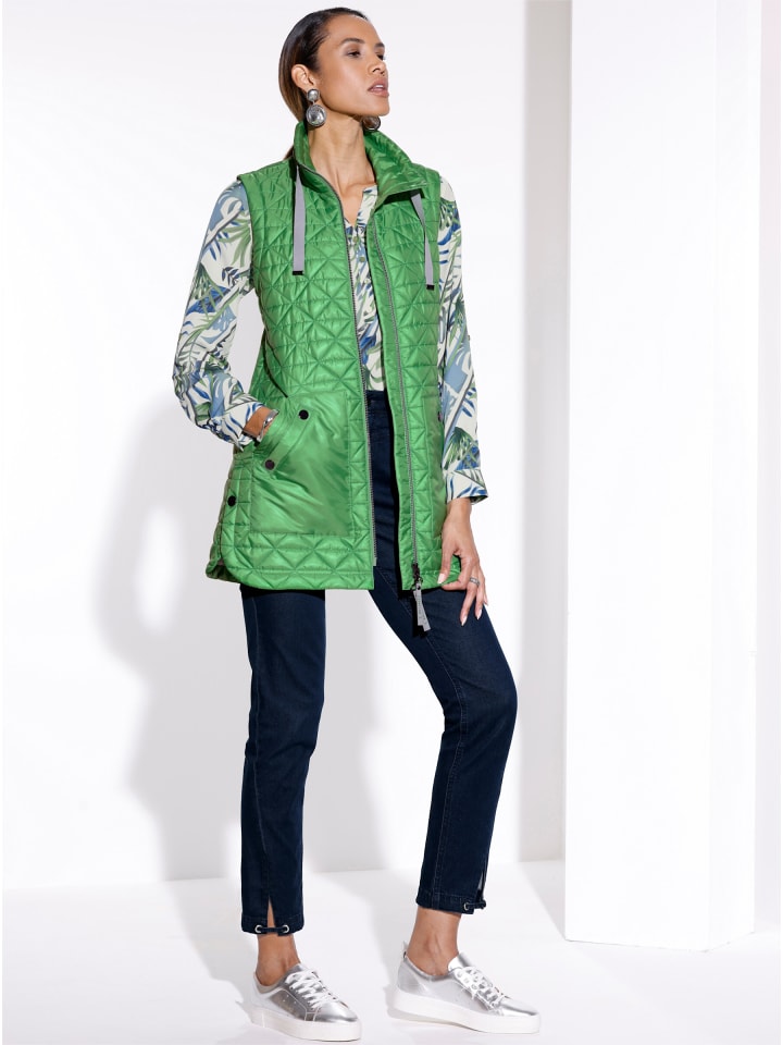 

Creation L Стеганый жилет яблочного цвета