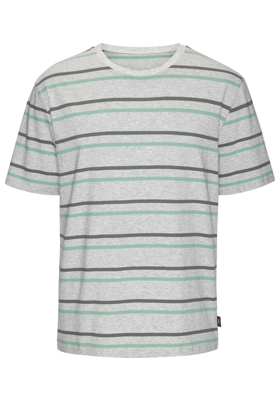 

Короткая пижама s.Oliver, цвет mottled grey/Green/Dark green