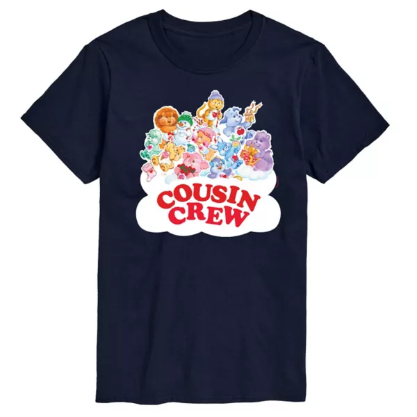 

Футболка с принтом «Big & Tall Care Bear Cousins Crew» Licensed Character, синий