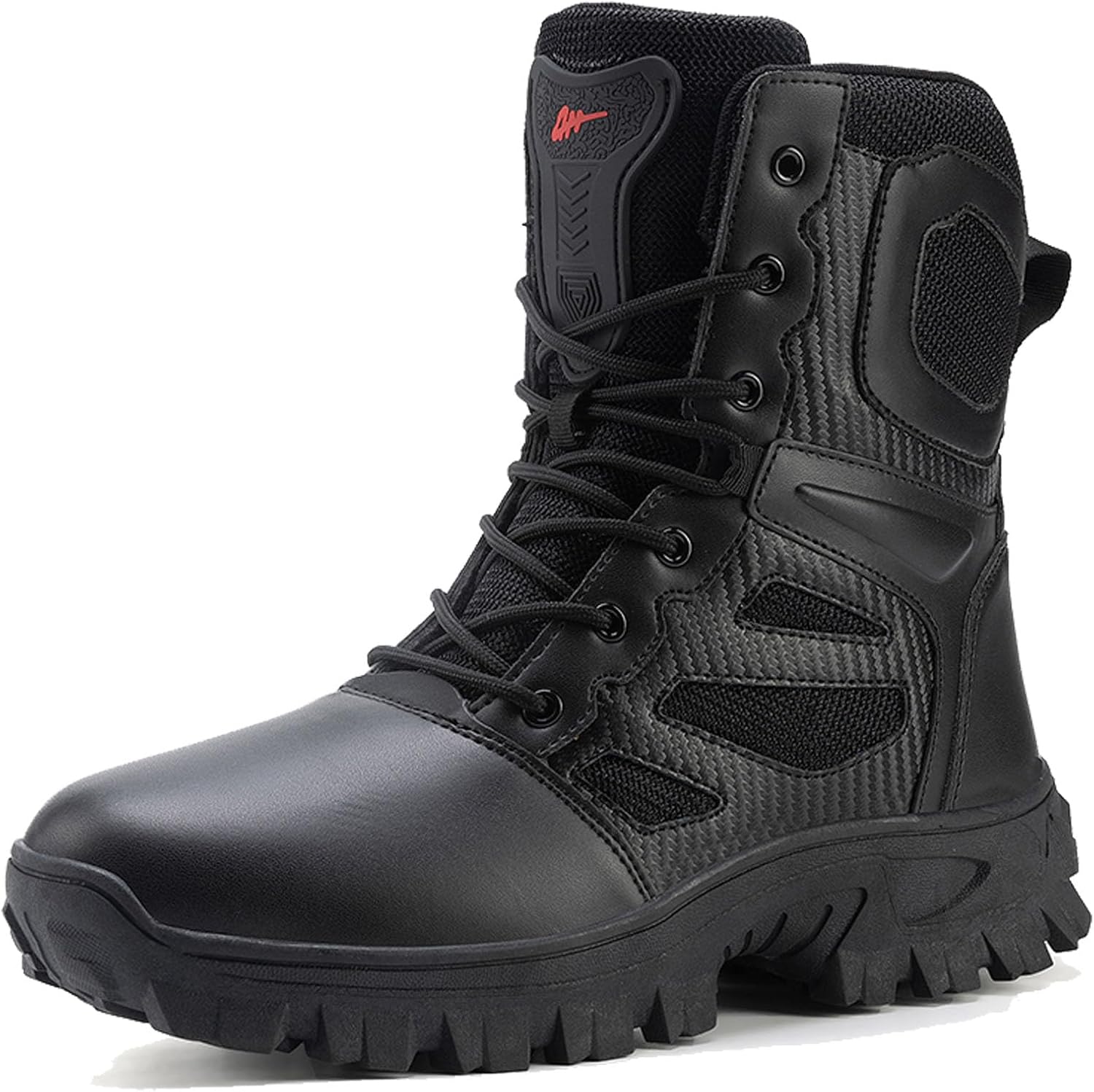 

Тактические рабочие ботинки для мужчин, военные ботинки высотой 20 см, армейские боевые ботинки, ботинки для охоты и активного отдыха Zivopah, черный