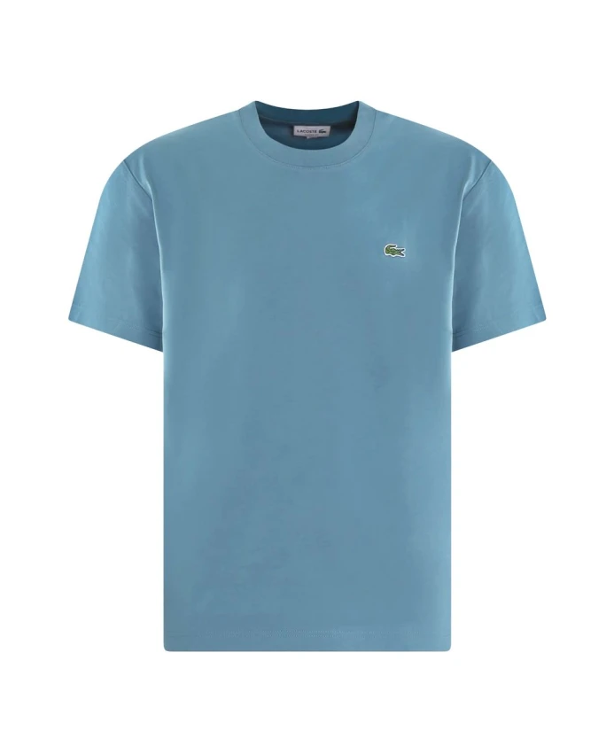 

Синяя мужская футболка Lacoste, синий