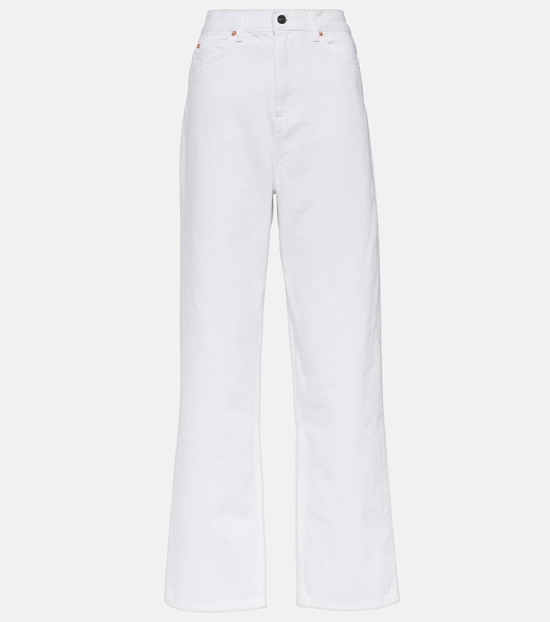 

Прямые джинсы с высокой посадкой Wardrobe.Nyc, белый