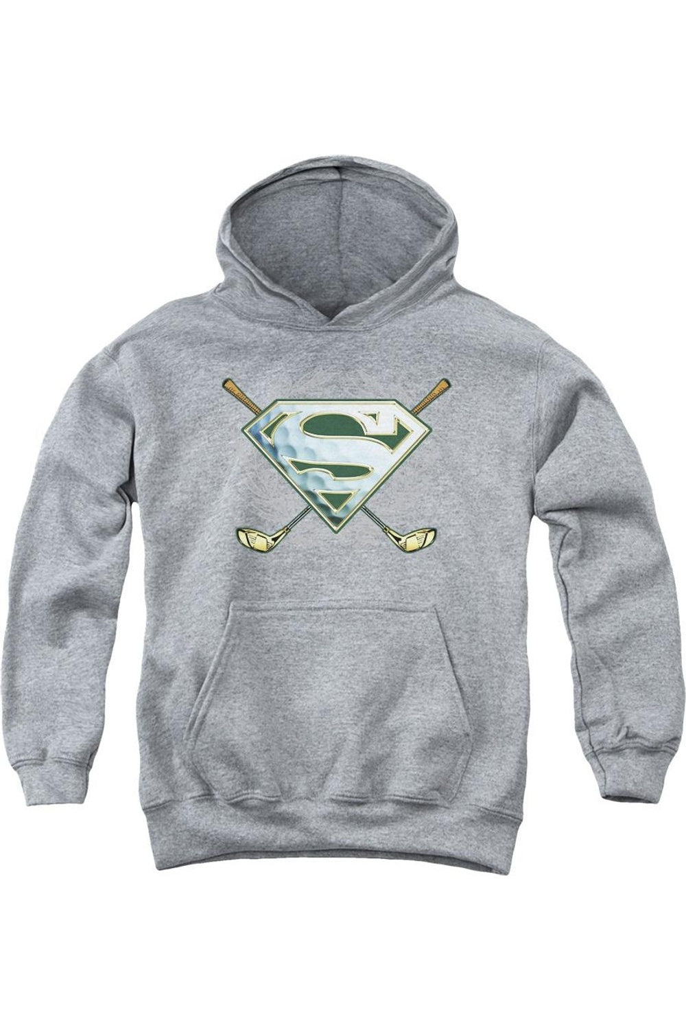 

Детская толстовка с капюшоном Superman Fore Gildan, Athletic Heather