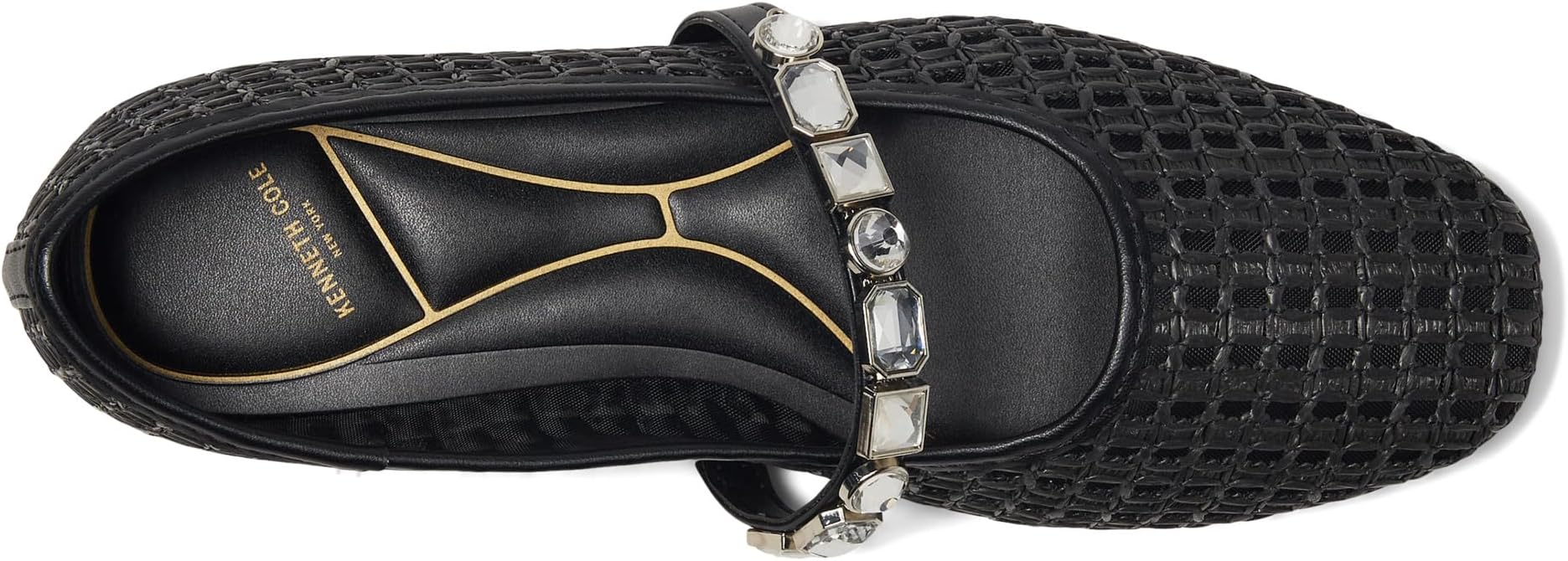Балетки Kenneth Cole New York Zeta MJ, цвет Black Raffia — фото 2