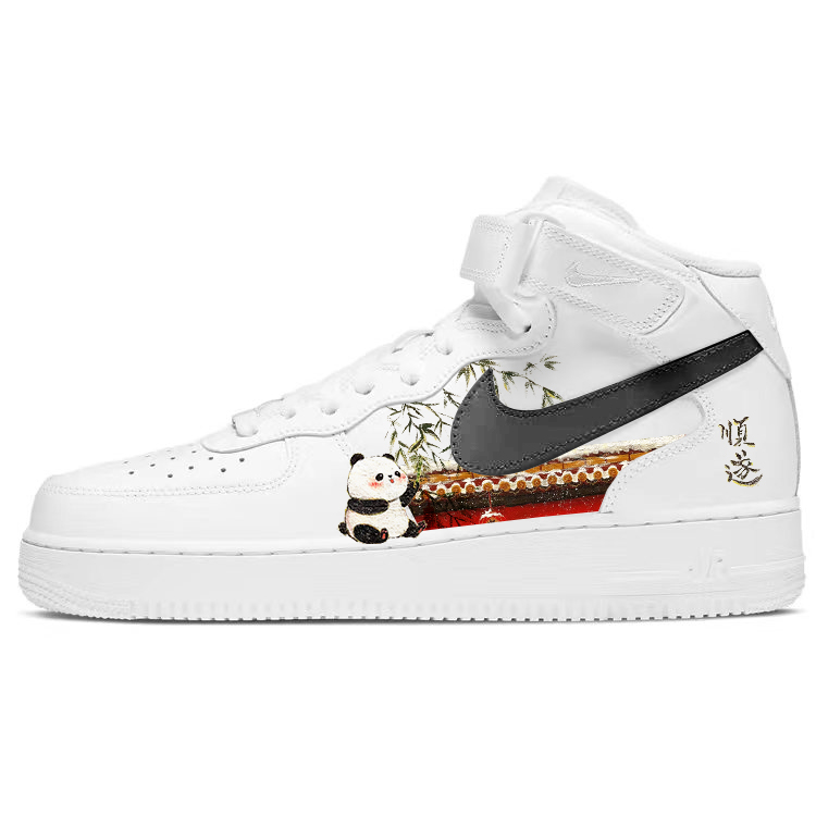 

Nike Кроссовки для скейтбординга Air Force 1 мужские, средние, черно-белые