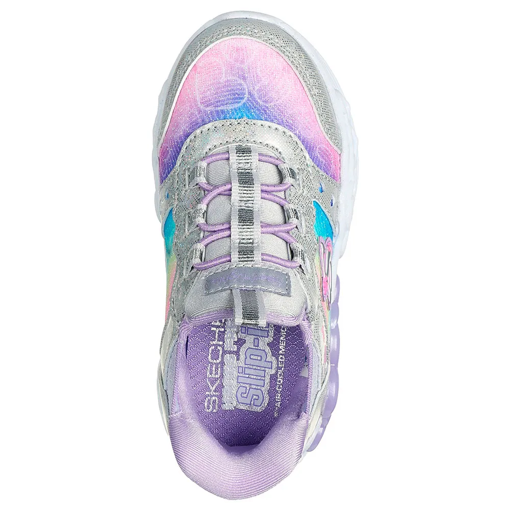 Слипоны Skechers Infinite Heart Lights Eternal Shimmer, мультиколор — фото 4