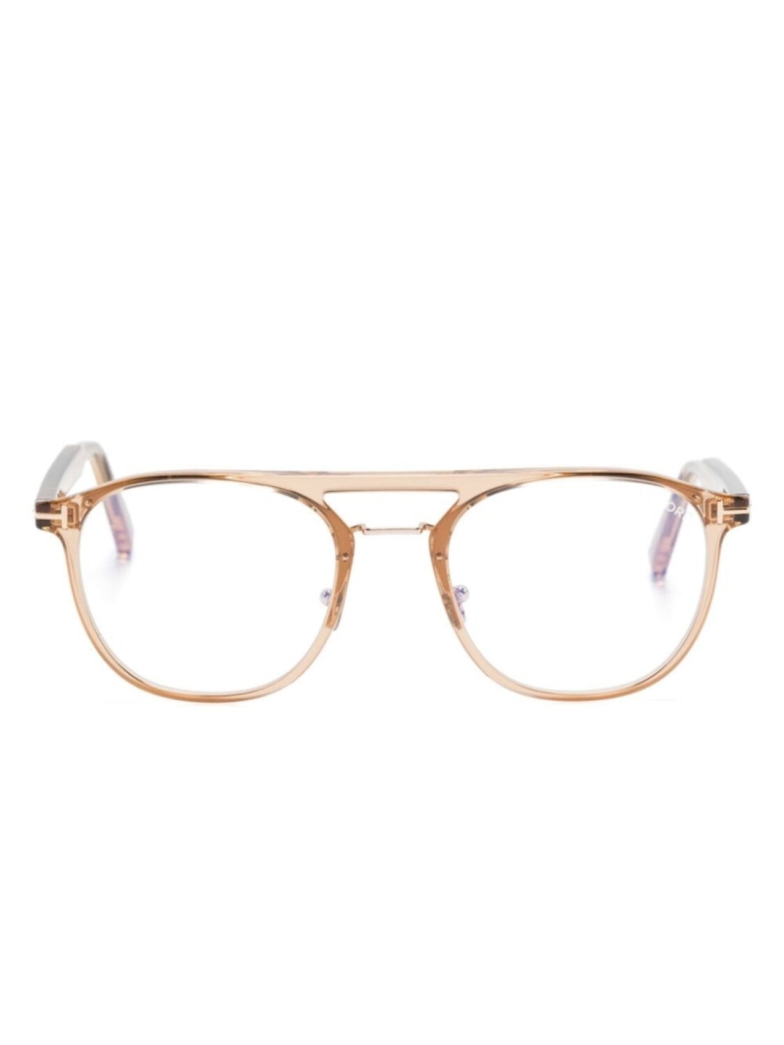 

TOM FORD Eyewear очки FT5982B в круглой оправе, серый