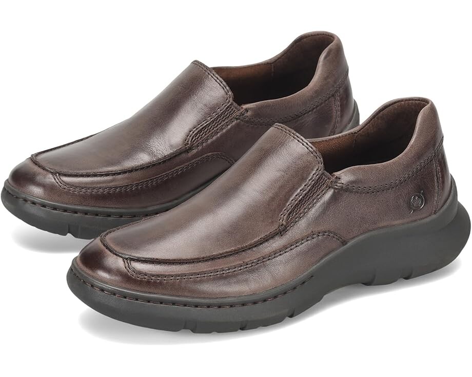

Лоферы Born Cambridge, цвет Dark Brown (Braken)