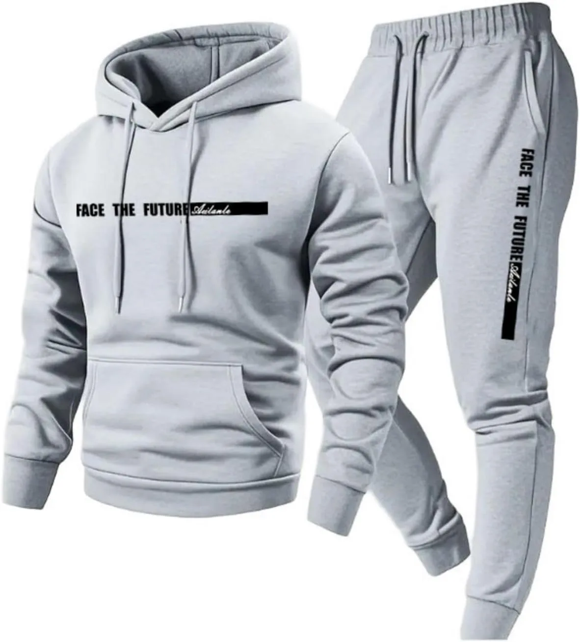 

Спортивный костюм для мужчин с худи и брюками FlekmanArt