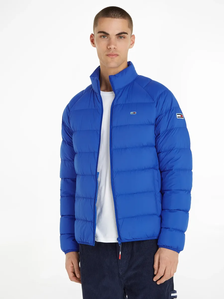 

Пуховик Tommy Jeans "TJM LIGHT DOWN JACKET" с вышивкой логотипа, синий