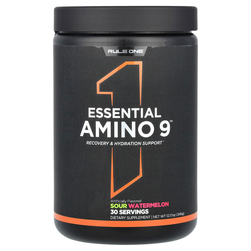 

Rule One Proteins, Essential Amino 9, аминокислота, кислый арбуз, 345 г (12,17 унции)