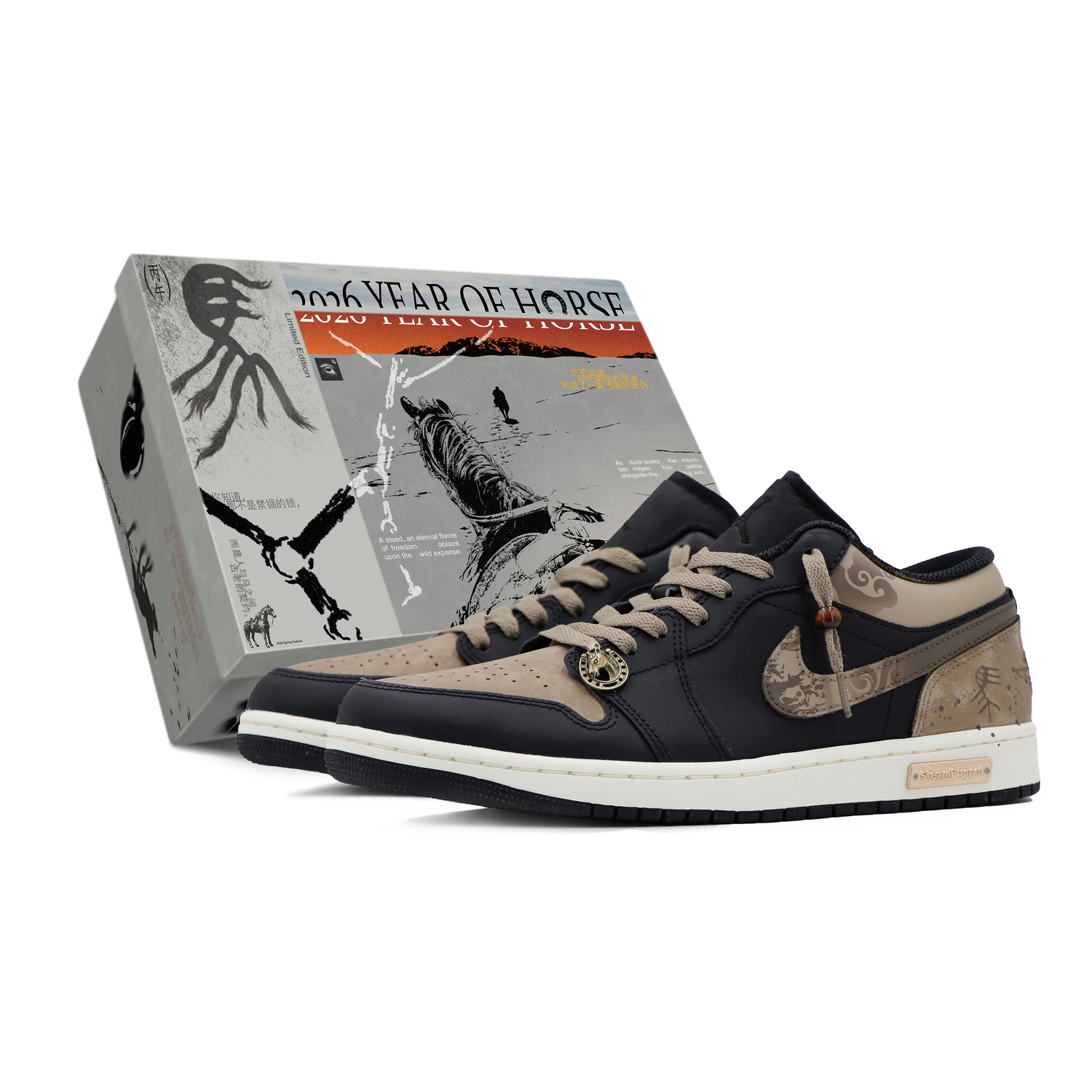 

Jordan Кроссовки Air 1 Abrasion Resistant Low top Vintage Basketball Shoes Unisex Mocha