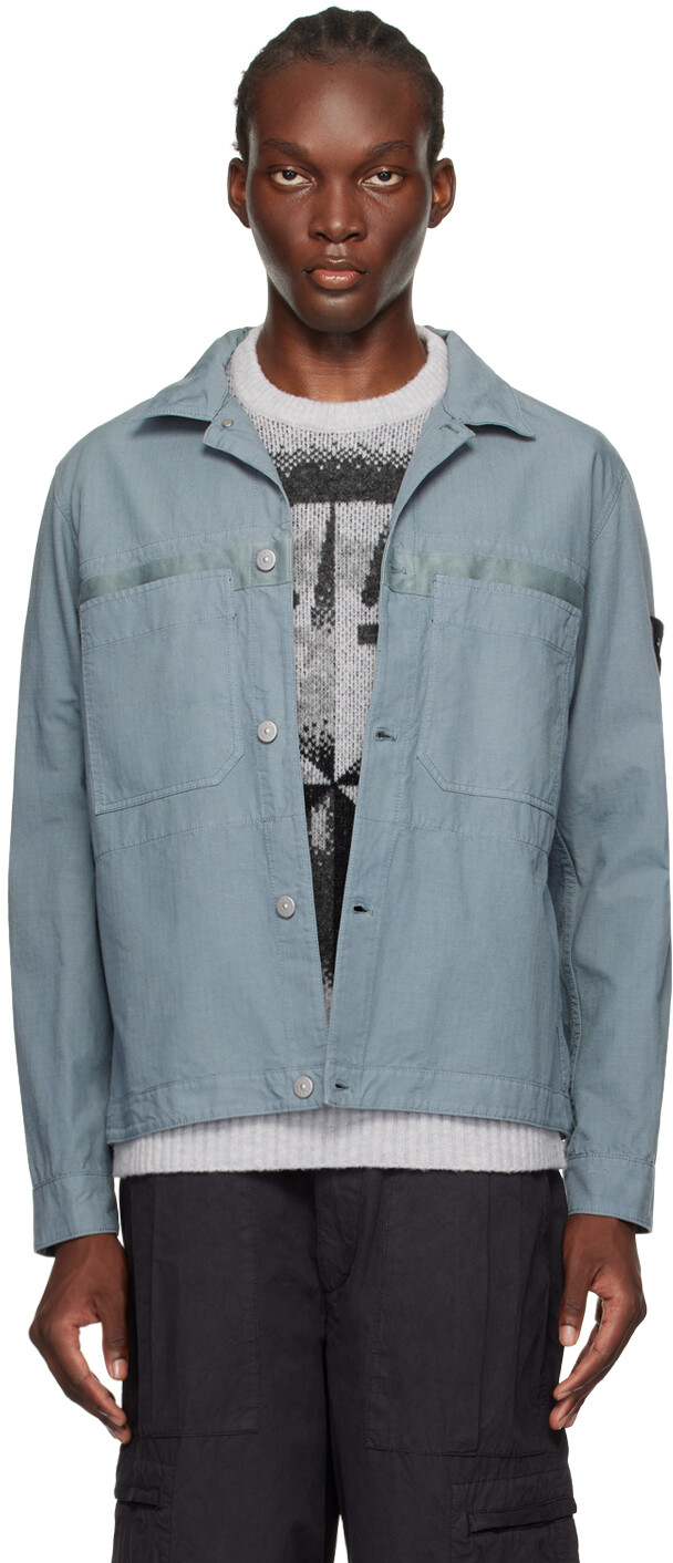 

Куртка с серым логотипом Stone Island