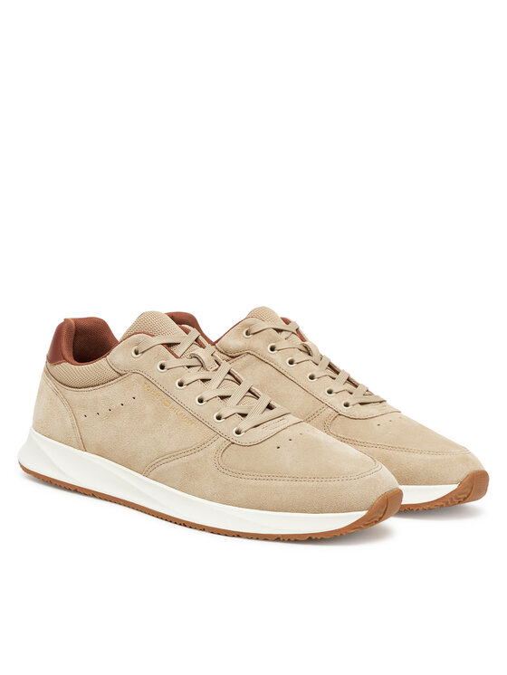 Кроссовки Premium Suede Hybrid FM0FM05690 Tommy Hilfiger, бежевый — фото 2
