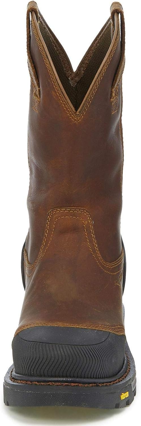 Ботинки Justin Mens Warhawk Chestnut с защитным носком — фото 4