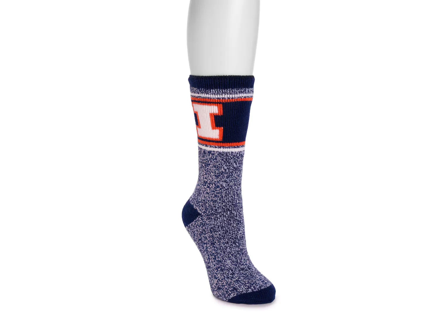 

Носки Game Day Unisex Heat Retainer Crew Socks Muk Luks, цвет illinois