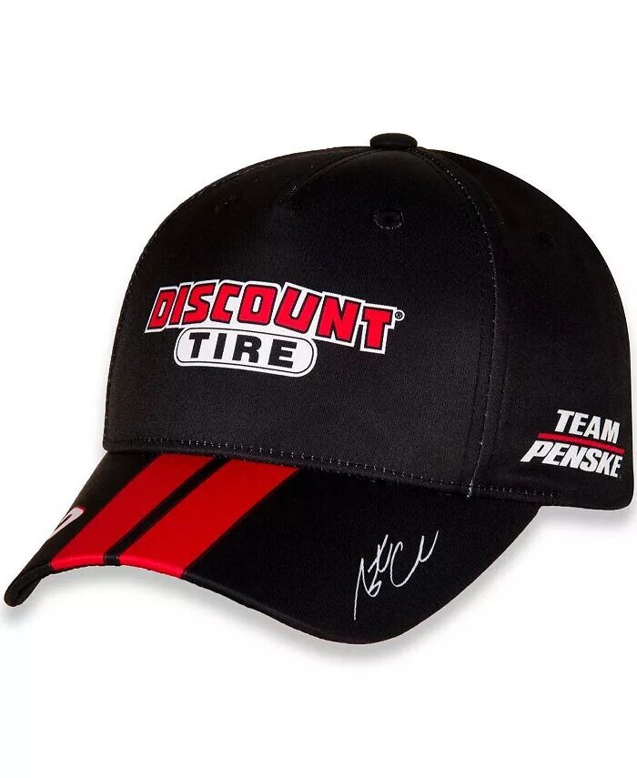 

Шляпа мужская регулируемая Team Penske Austin Cindric, черный / красный